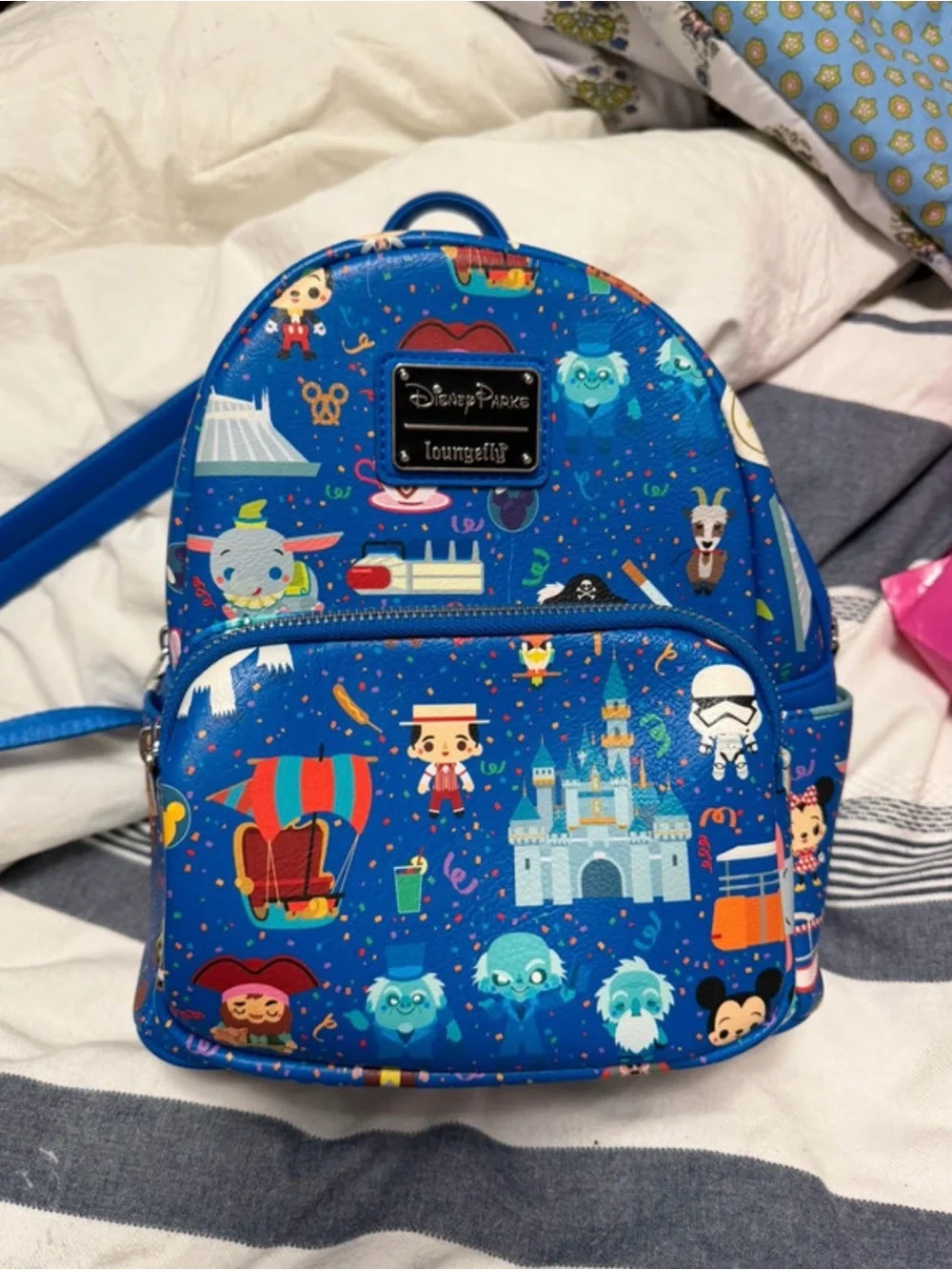 Disney Parks Loungefly Blue Backpack